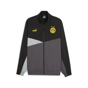 Veste de survêtement Dortmund - Noir/Gris/Blanc