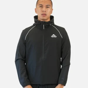 Veste de survêtement Helvetica Wells - Noir