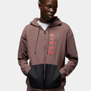 Veste d'entrainement PSG x Jordan - Marron