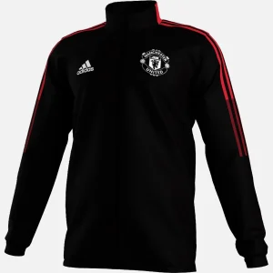 Veste d'entrainement Manchester United Junior 2021/2022 -  Noir/Rouge