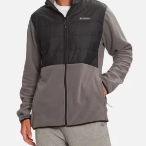 Veste Columbia polaire hybride Basin Butte - Noir/Gris