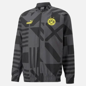 Veste de survêtement Dortmund - Noir/Jaune