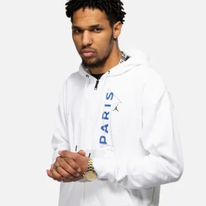 Veste d'entrainement PSG x Jordan - Blanc/Bleu
