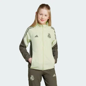 Veste d'entraînement Real Madrid Junior 2025/2026 - Vert/Kaki