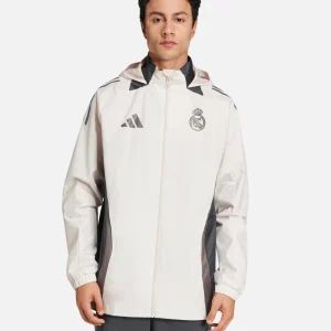 Veste Coupe-Vent Real Madrid 2025 - Beige