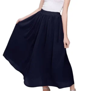 Jupe Longue Taille Haute - Bohème Mousseline