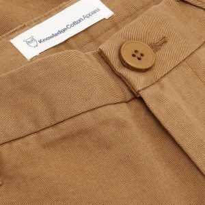 Short chino en coton bio gale boyfriend mid-rise twill · beige