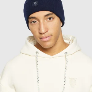 Bonnet en laine · bleu marine - double layer wool beanie