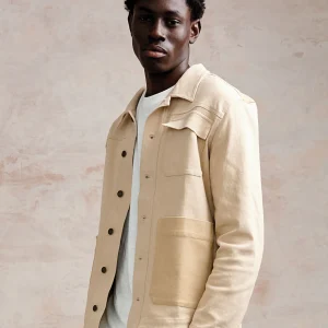 Surchemise en coton bio christophe · crème