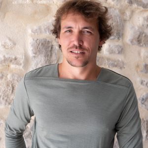 tee-shirt Matelot homme laine mérinos bio et soie