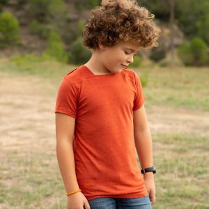 tee-shirt Petit Mousse enfant laine mérinos bio et soie