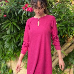 tunique Orientale femme laine mérinos bio et soie