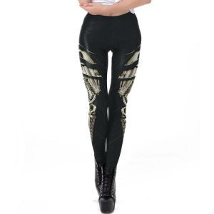 Legging Noir Steampunk