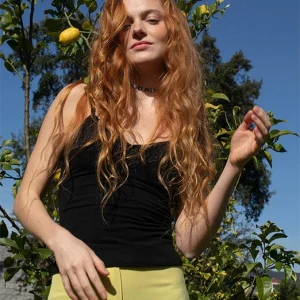 Nobratop en coton bio priya ébène · noir