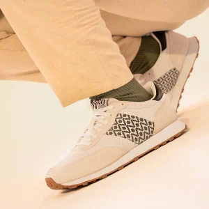 Baskets basses en mesh Hoi An Grey Black · beige, gris et noir