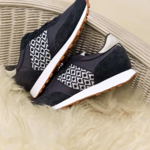 Baskets basses en mesh Hoi An ripstop black · noir et blanc