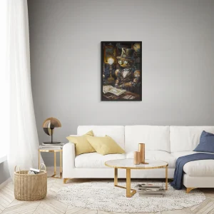 Poster Steampunk - Robot Erudit