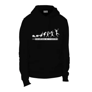 Sweat à capuche en coton bio Jaisalmer révolution de l'espèce · noir