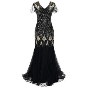 Robe de Soirée Gothique - Golden Goth