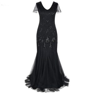Robe Noire Dentelle Gothique - Esmeralda