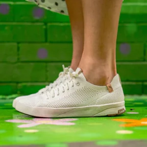 Baskets ultra légères en polyester recyclé Cannon Knit W 2.0 · blanc