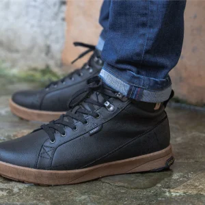 Baskets montantes imperméables vegan en raisin Bergen waterproof M · noir