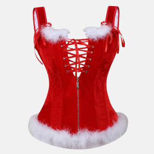 Corset rouge style bustier « Sexy Santa »