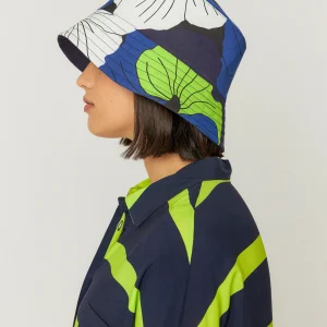 Chapeau en lenzing ecovero ude kokomo · bleu, vert anis et blanc