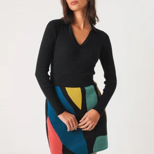 Pull en coton bio ariza · noir