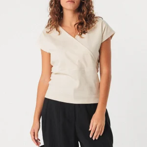 Tee-shirt en coton bio maialen · crème