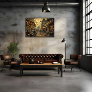 Tableau Bistrot - Paris Steampunk