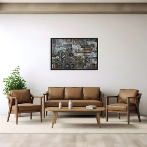 Tableau Industriel Chic - Âge d'Or Industriel