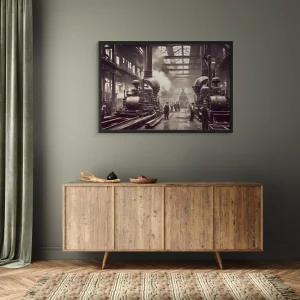 Tableau Industriel Vintage - Fusion d'Histoire et de Style