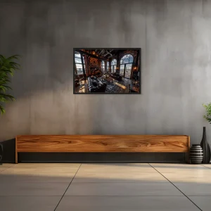 Tableau Loft Industriel - New-Yorkais Steampunk