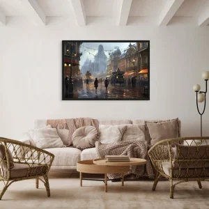 Tableau Ville Vintage