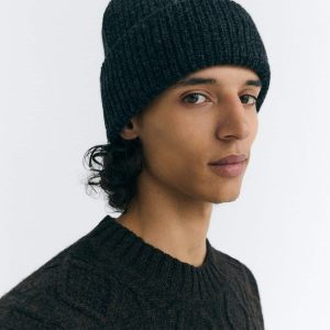 Bonnet en laine ruby · gris anthracite