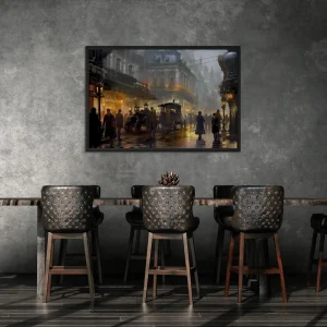 Tableau Ville Steampunk